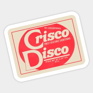 Defunct Crisco Disco 70s 80s Gay Nightclub NYC Sticker